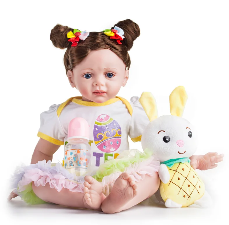 60 см силиконовые виниловые игрушки Reborn Baby Doll для девочек принцесса малыш живые