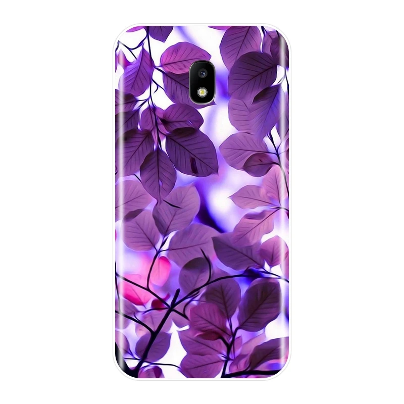 Чехол для телефона Samsung Galaxy J4 J6 J8 Plus силиконовый фиолетовый мягкий чехол накладка