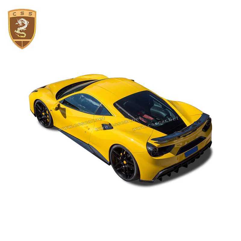 Спойлер из углеродного волокна для заднего крыла багажника, подходит для Ferrari 488 GTB Spider Novitec style