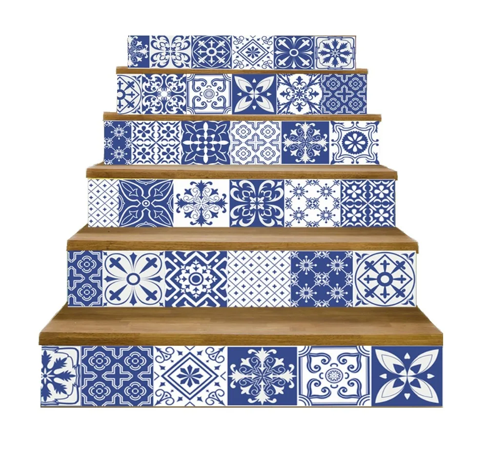 6 шт Наклейка лестница настенная Аравийский плитка лестницы Декор наклейки