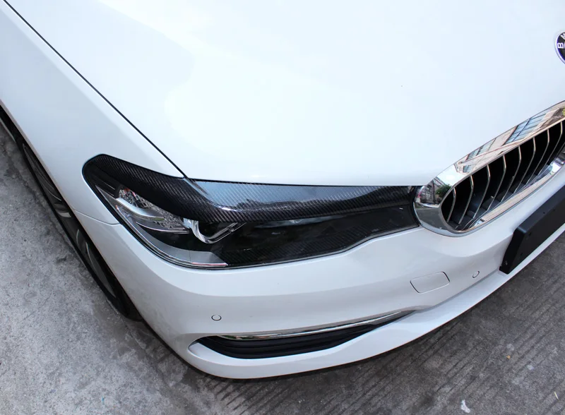 Автомобильные аксессуары для BMW 5 серии G30 G38 углеродное волокно бровей глянцевая