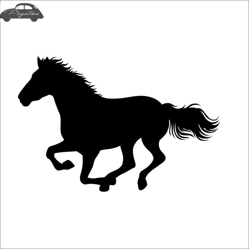 Лошадиная езда гоночная наклейка автомобиль с ковбоем Horserace постер виниловые