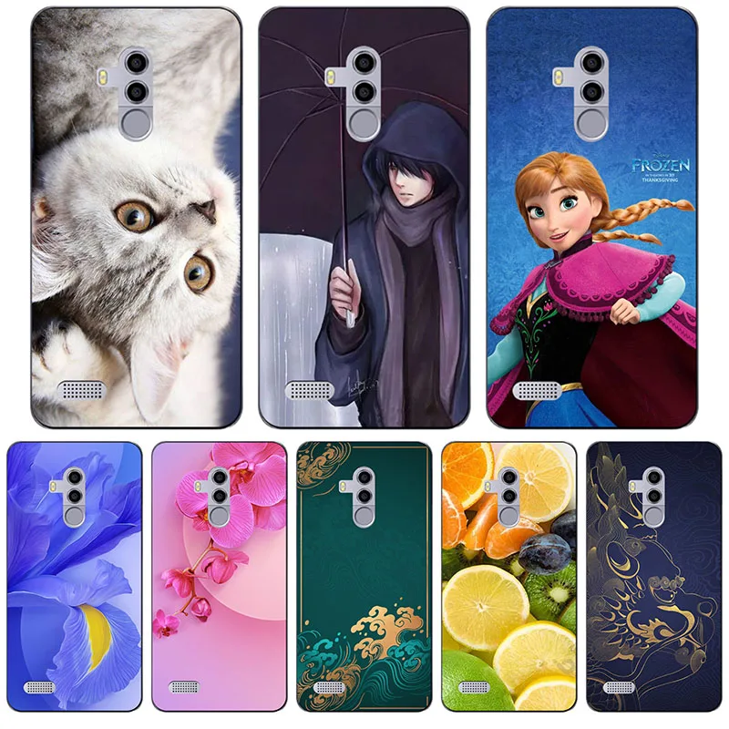 Милый Модный цветочный чехол для Leagoo T8S 5 &quot Чехол с рисунком телефона мягкий