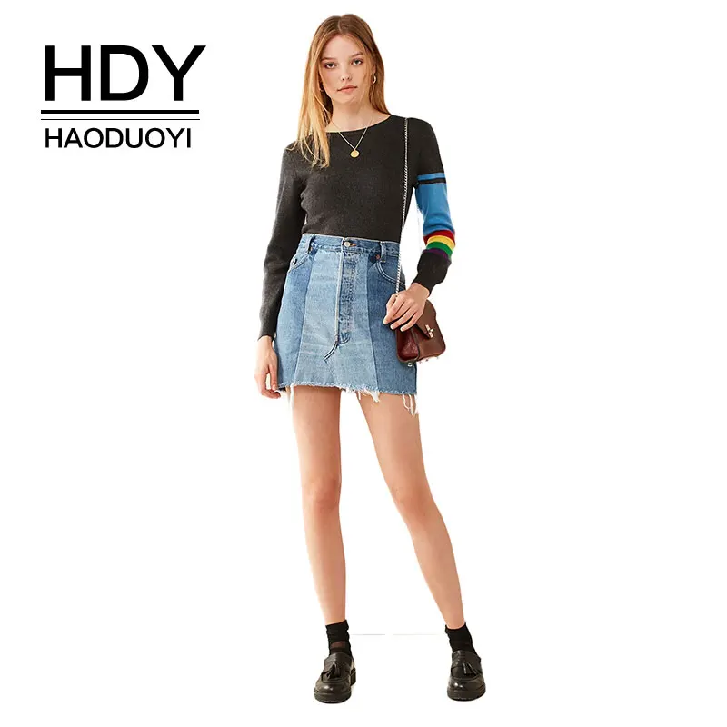 Женская мини юбка HDY Haoduoyi летняя 2020|Женские юбки| |