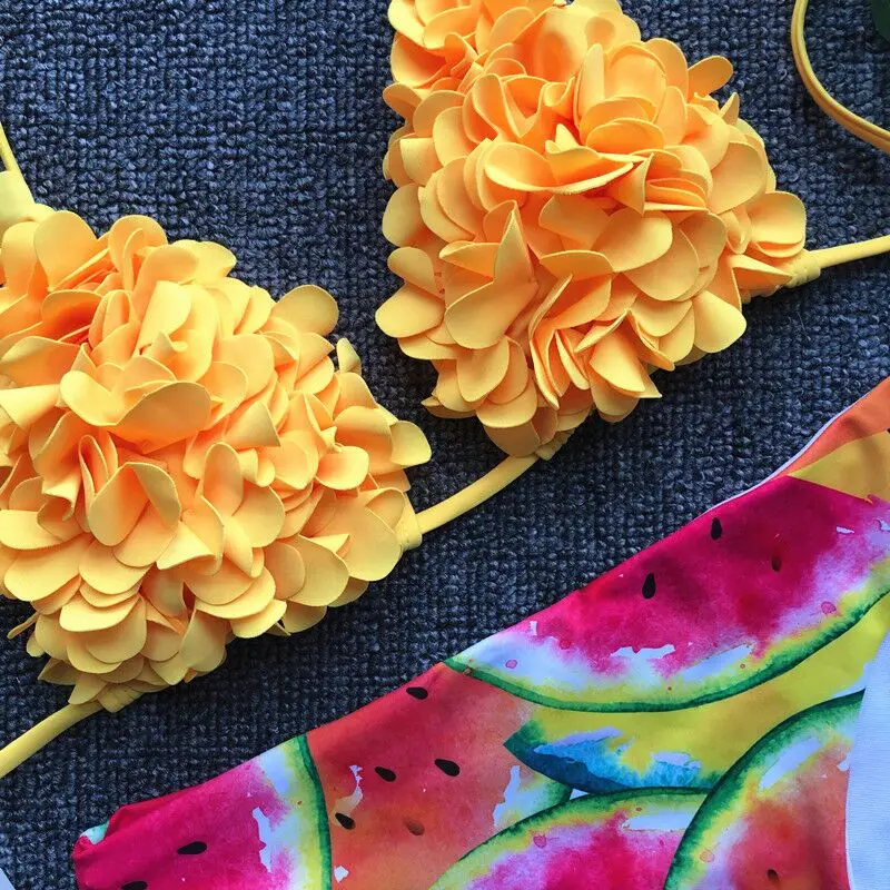 Бразильские стринги бикини пуш ап купальники с высокой талией купальные костюмы