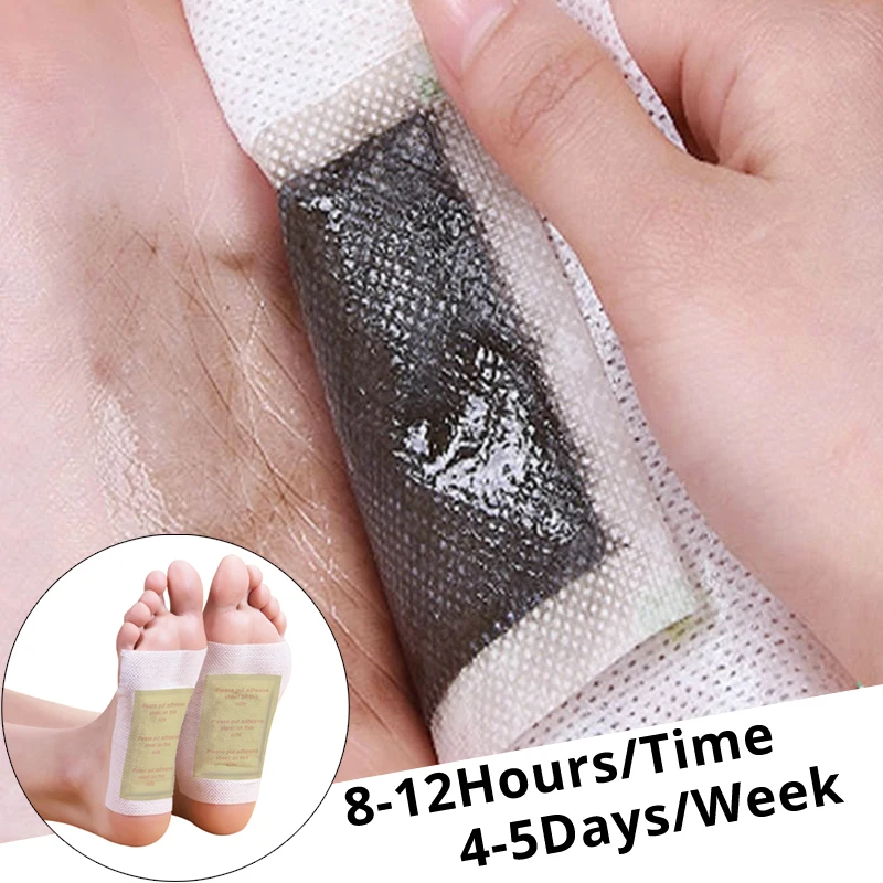 Патчи для ног китайская медицина бамбуковые детоксикационные подушечки уксуса