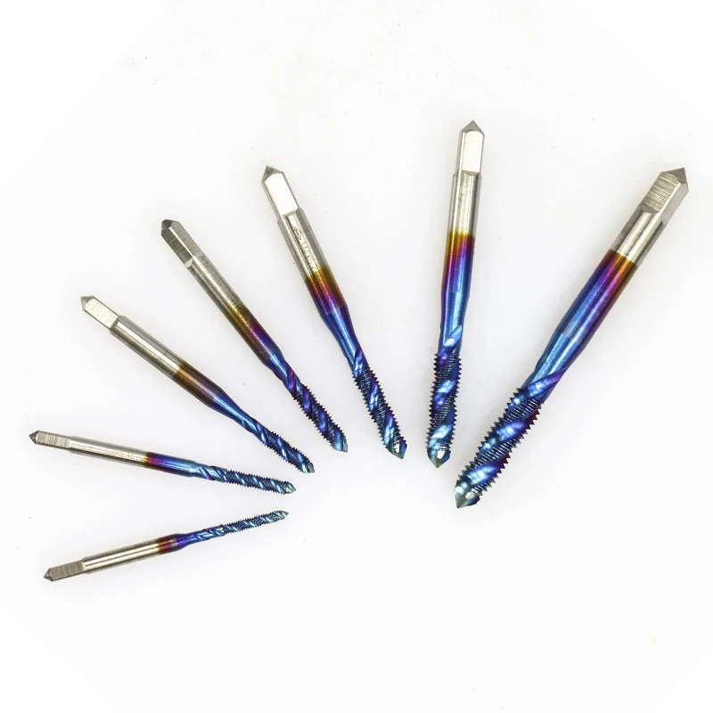 Метрический винтовой кран XCAN 1 шт. быстрорежущая сталь Метчик с синим