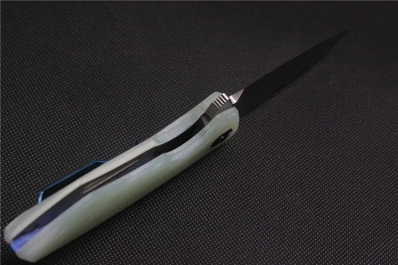 MIKER высокое качество ZT0456 складной нож, лезвие: D2(пятно), ручка Jade G10, Открытый Кемпинг Охота ручные инструменты