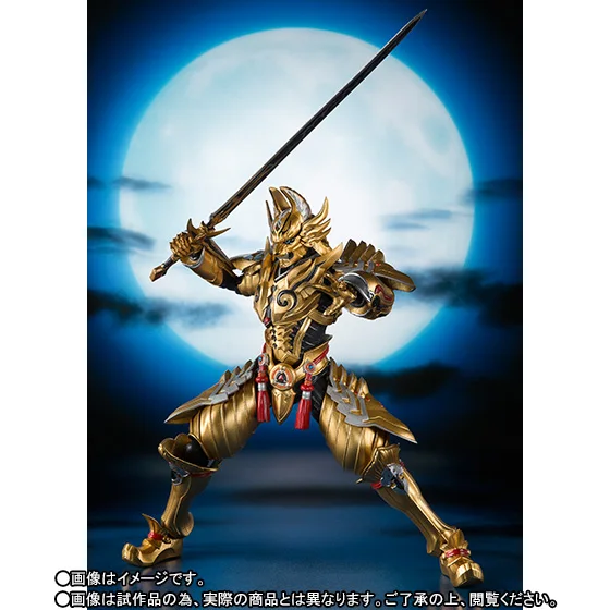 100% Оригинальные эксклюзивные фигурки BANDAI Tamashii Nation S.H. Фигуртс (SHF) Garo RAIKOU Ver. Из GARO |