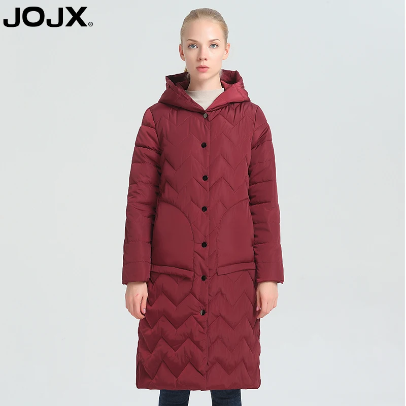 JOJX куртка осень-зима Для женщин пальто 2019 модные длинные тонкие с капюшоном