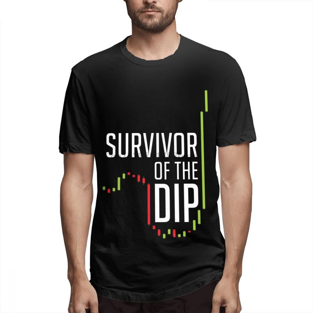 Футболка для трейдера на рынке Forex High-Q с принтом Share Day Trade Survivor Of Dip подсвечник