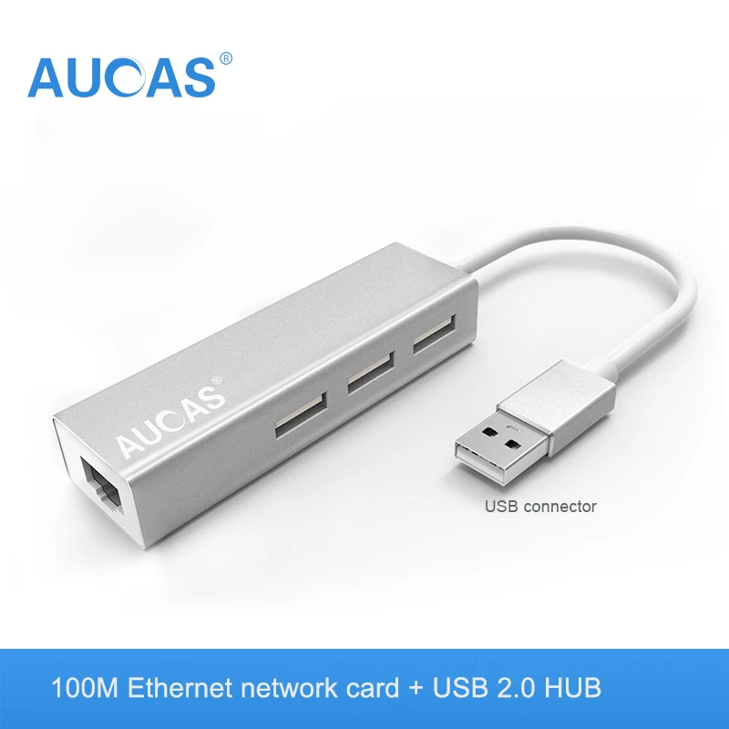AUCAS Ethernet Adapter Network Card USB 3.0 2.0 to RJ45 Lan for Windows Micro Switch | Компьютеры и офис