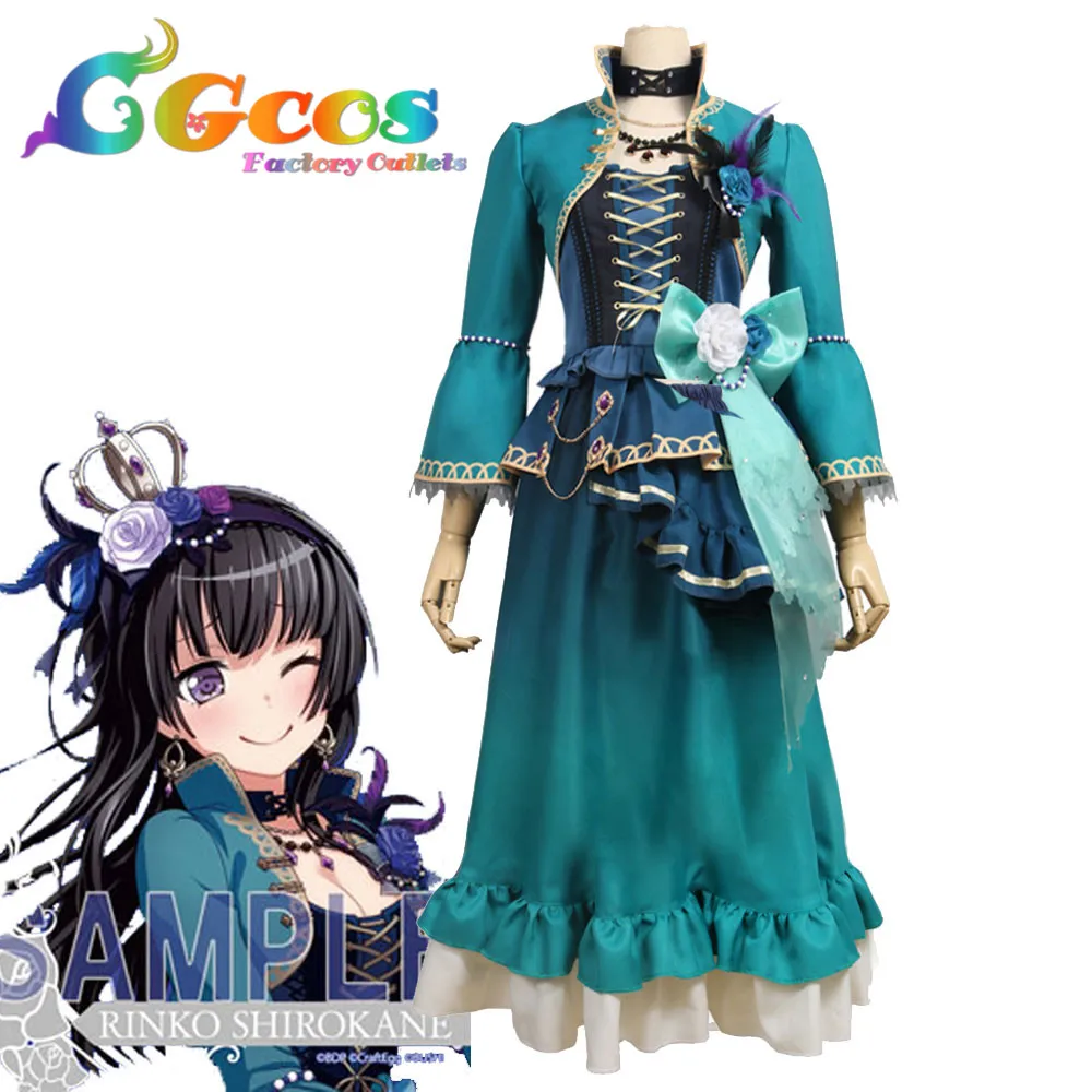 CGCOS костюм для косплея Bang Dream! Roselia опера пустоши Ринко широкейн платье Хэллоуин Рождество