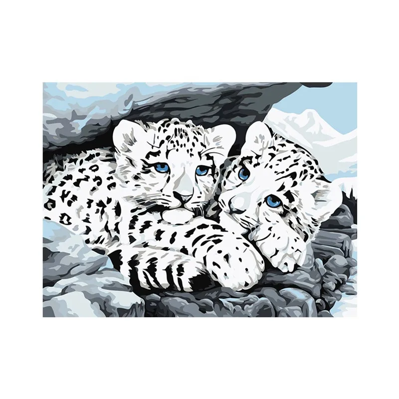 Алмазная живопись сделай сам с мультяшными животными вышивка крестиком