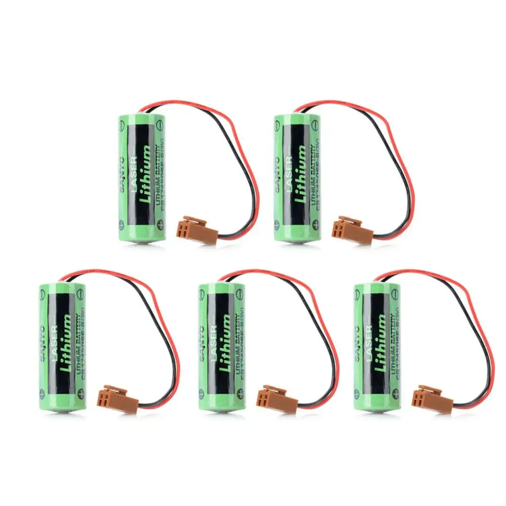 

5pcs NEW CR17450SE-R 3V CR17450 17450 For GE FANUC Replacement BATTERY A98L-0031-0012 A02B-0200