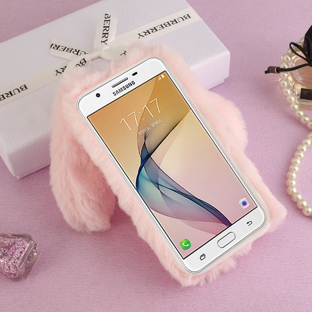 Чехол для телефона Samsung Galaxy J7 2017 крышка 5.5 &quot3D милый кролик кристалл силиконовый