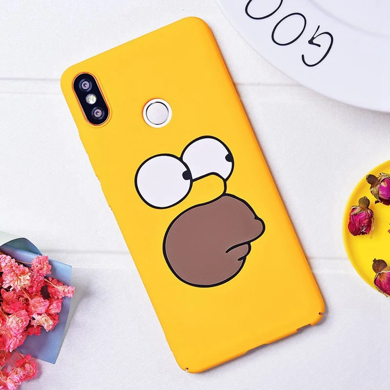 Милый мультяшный чехол для Xiaomi Redmi Note 5 Pro Чехол желтый Coque Xiomi Xaomi чехол для телефона для Xiaomi Redmi Note 5 Plus 4X чехол - Цвет: B