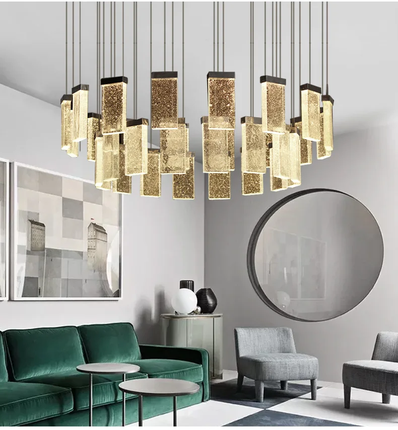 Простой Современный Креативный светильник роскошная хрустальная люстра с