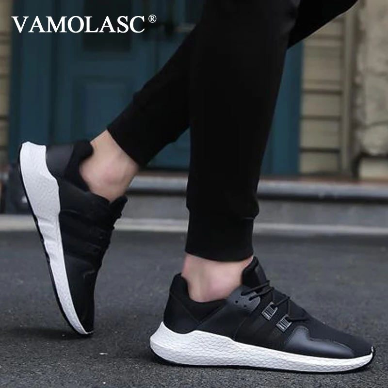 VAMOLASC New Men's Sport Mesh Running Shoes Lace-up Comfortable Breathable Lightweight Outdoor Sneakers | Спорт и развлечения