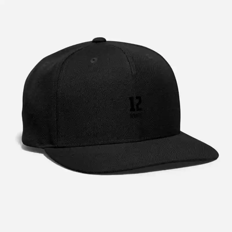Brady 12 Customized Embroidered American Football Tom Geschenk Super Star Geschenkidee freizeit Men women Fashion Snapback Cap - Цвет: Black