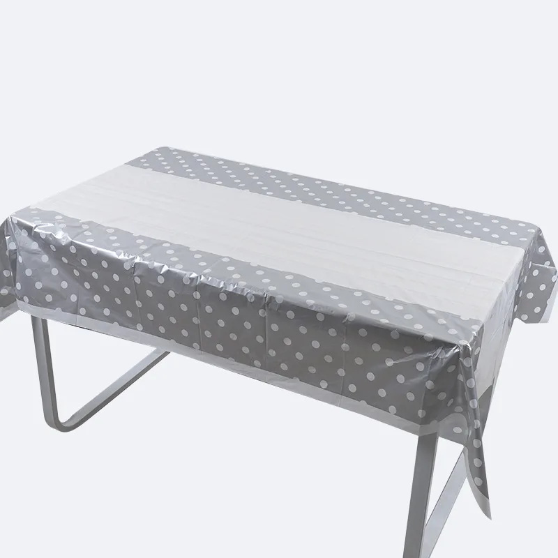 1pcs tablecloth Пусть "s Be Русалка тема вечерние украшения Русалка бумажный стаканчик ребенок счастливый ребенок любимый день рождения Детские вечерние принадлежности украшения - Цвет: 1pcs tablecloth
