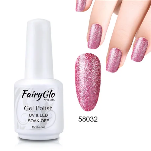 FairyGlo 15 мл Bling Platinum лак для ногтей тиснение краски Лак для ногтей Vernis a Ongle Nagellak эмаль счастливый лак Гибридный лак - Цвет: 58032