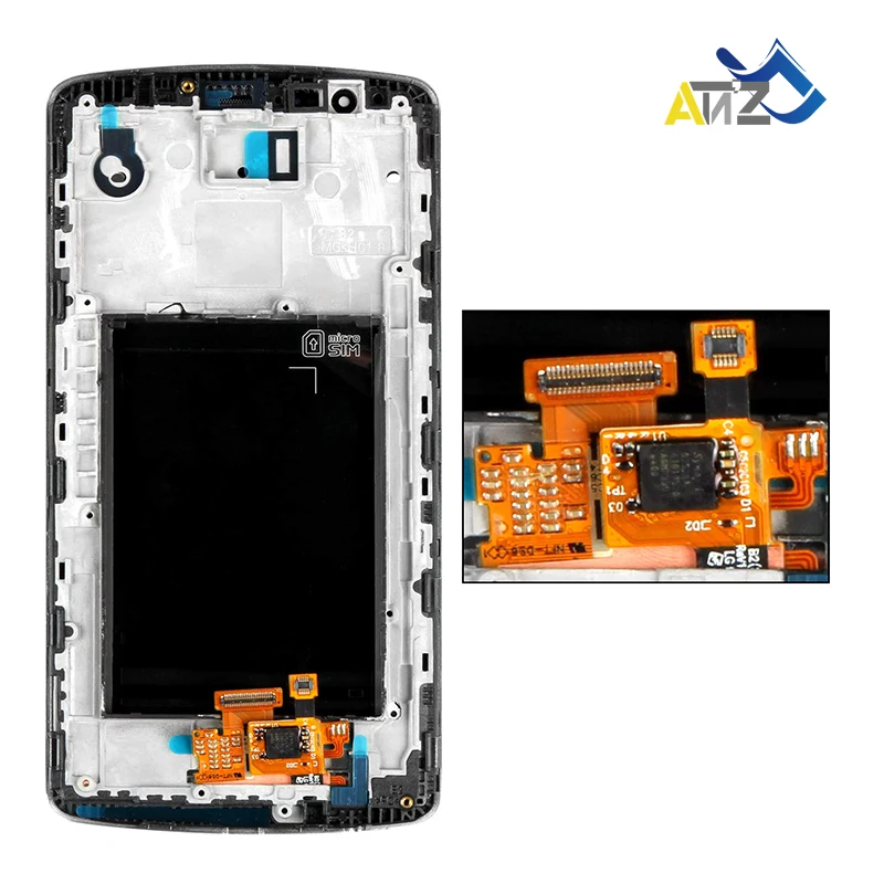

5.5" For lg g3 screen display D855 D850 D851 D852 Lcd pantalla ekran Touch Digitizer With Frame