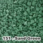 No.151 песочный зеленый развивающий конструктор, пластиковые маленькие строительные кирпичные аксессуары 1X1 блоки пластин, пиксельное искусство для взрослых