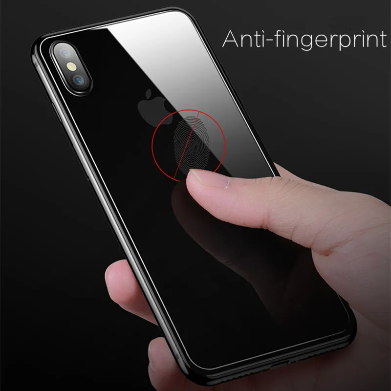 0 3 мм вспыльчивые Стекло назад пленка для iPhone X Закаленное Вернуться протектор