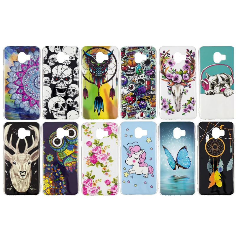 Luminous Case on sFor Coque Samsung Galaxy J6 2018 Cartoon Fundas For J3 J4 J7 J8 Soft Silicone Cover Cases |