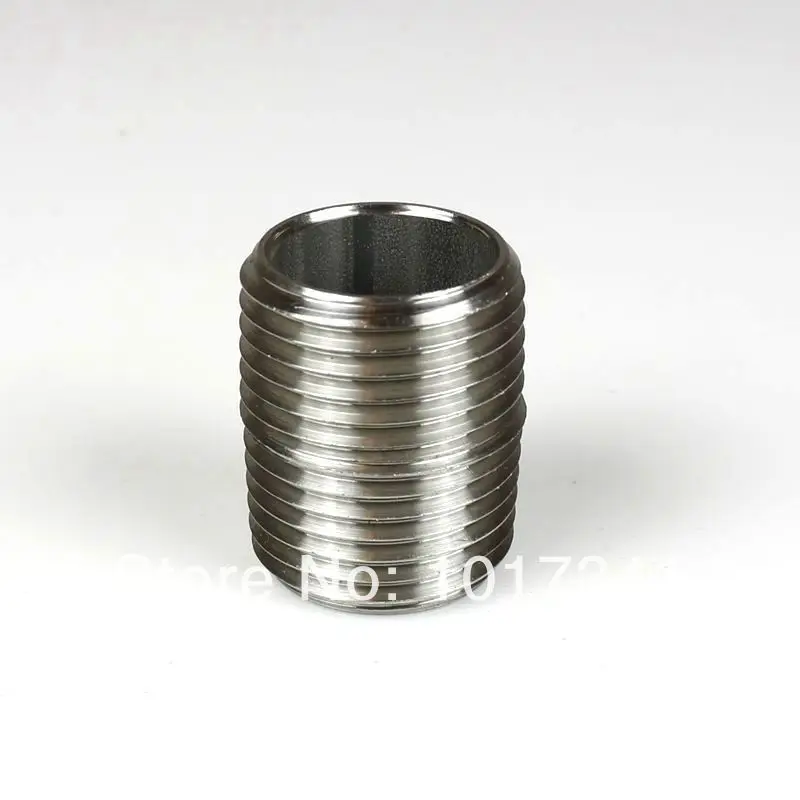 

Stainless Steel 304 1/2" BSP Close Nipple - 1"L, Pipe Fitting, Brewer Hardware