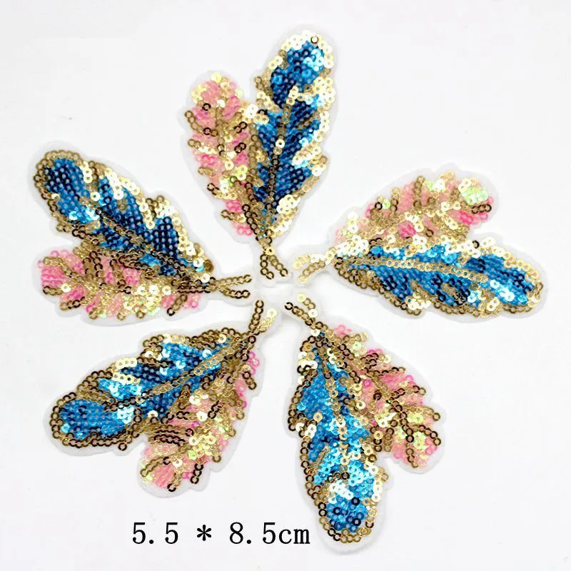 5 шт. блестки бусины перья искусственные пятна оптовая продажа см * 8 | Дом и сад