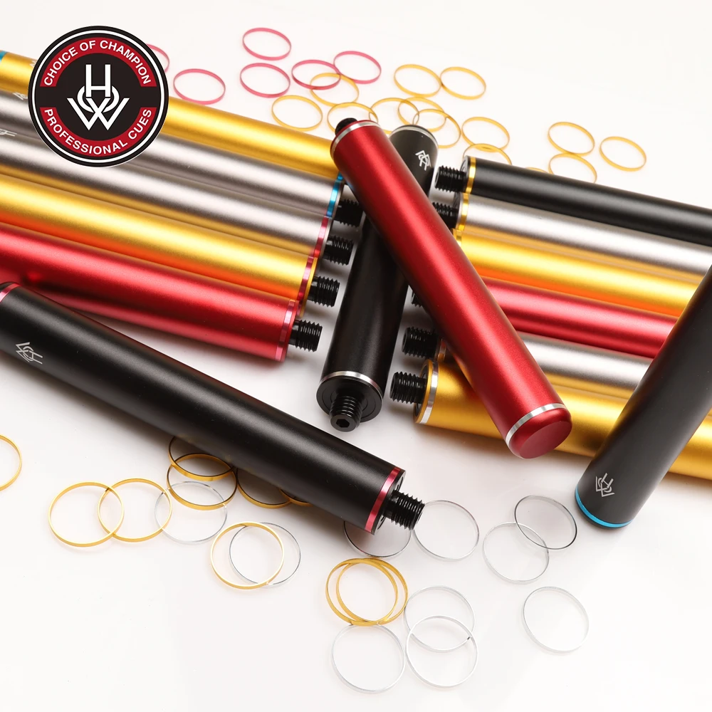 

HOW Pool Cues Extension Aluminum alloy 16 Colors Easy convenient Extended Extension Billiard Accessories Extension Professional