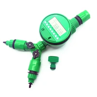 1 set 5pcs automatic irrigation watering digital timer y connector 34 external threadquick connector for 47 or 811mm hose