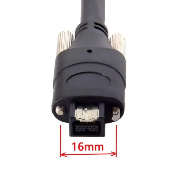 3FT 100 см IEEE 1394 ilink Firewire 800 IEEE1394 9-контактный разъем к 9-контактному кабелю винтового