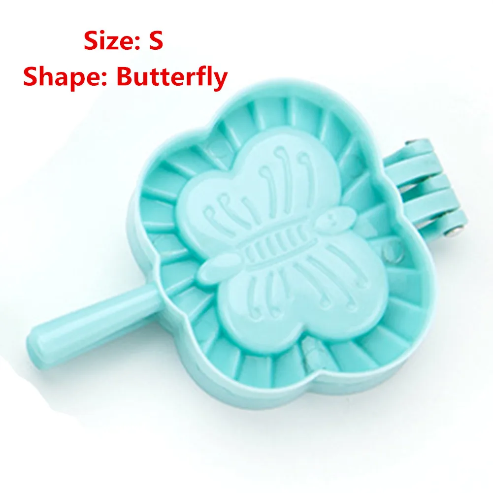 Butterfiy S Кондитерские изделия DIY аксессуары для выпечки нетоксичные кухонные ПП формы легко чистятся практичный производитель клецки из теста плесень портативный - Цвет: Butterfiy S