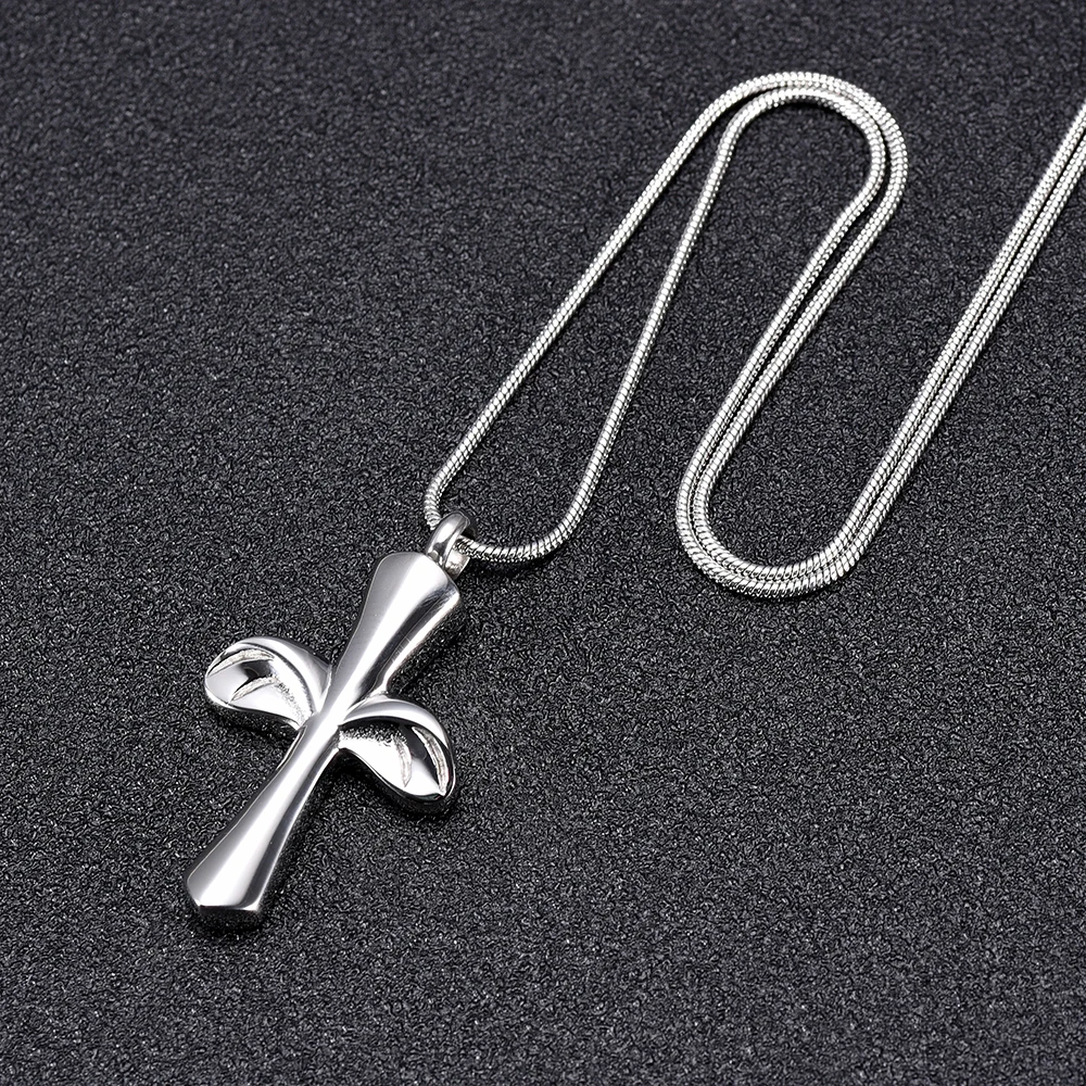 

XWJ9976 High Polishing Steel Tone Memorial Urn Cremation Necklace Funeral Ashes Holder Stainless Steel Jewellery Women and Men