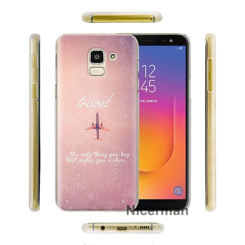 Карта мира путешествия планы чехол s крышка для samsung Galaxy A30 A50 A70 A80 M10 M30 A7 A6 A8+ A9 ПК Жесткий Чехол Для Телефона