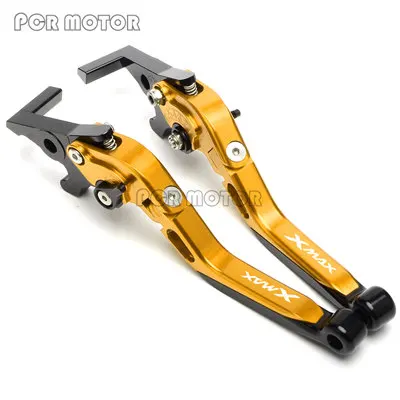 Золотой Мотоциклетные тормоза для Yamaha XMAX 300 X-MAX 300- CNC рычаги тормозного сцепления xmax300 - Цвет: Золотой