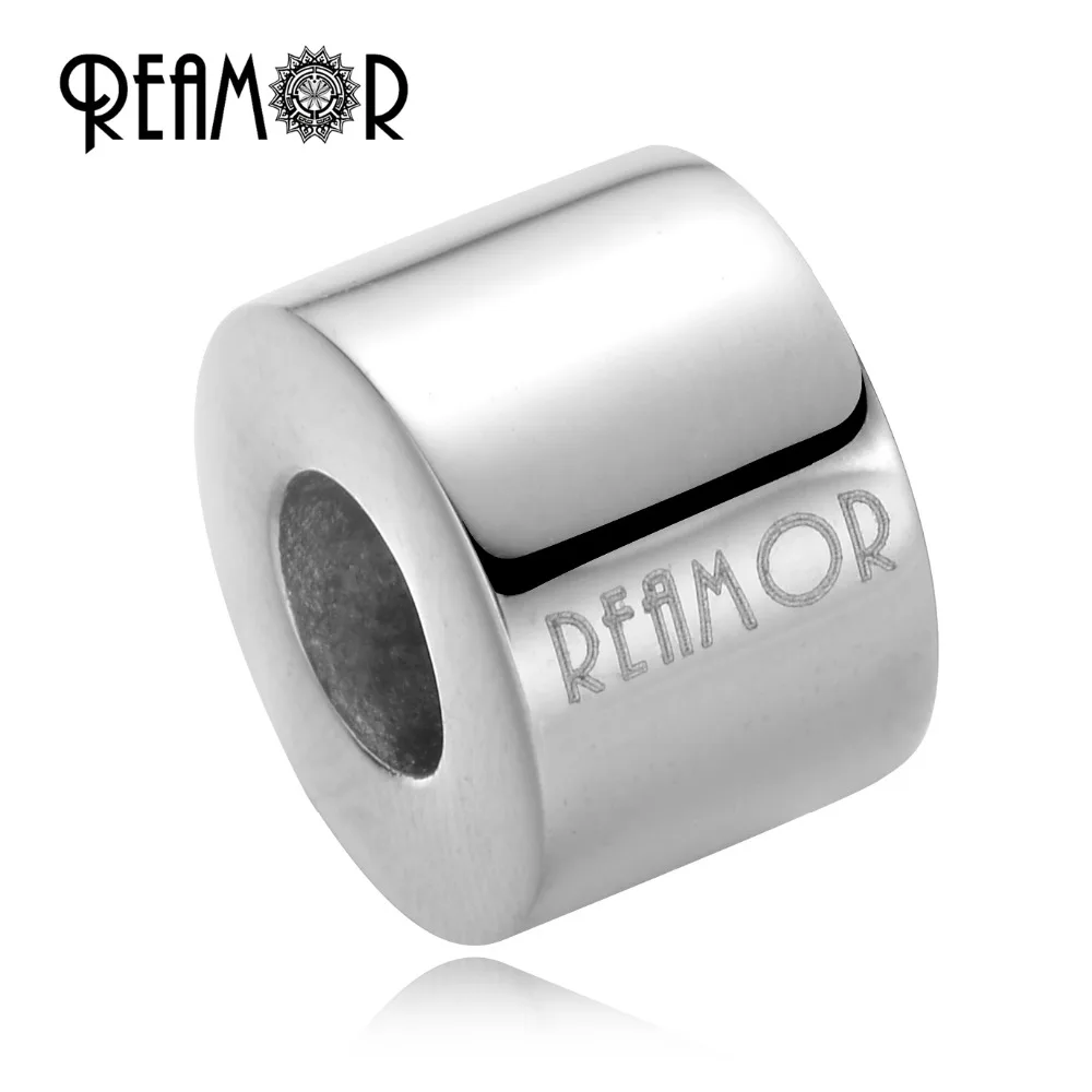 Новое поступление бусины REAMOR с натуральными камнями изображением черепа из