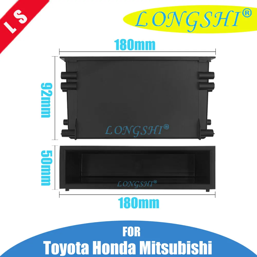 

1din автомобильный радиоприемник, карман для установки CD для Toyota Honda Mitsubishi, установка автомобильных стереоприборов, монтажная отделка, набор ...