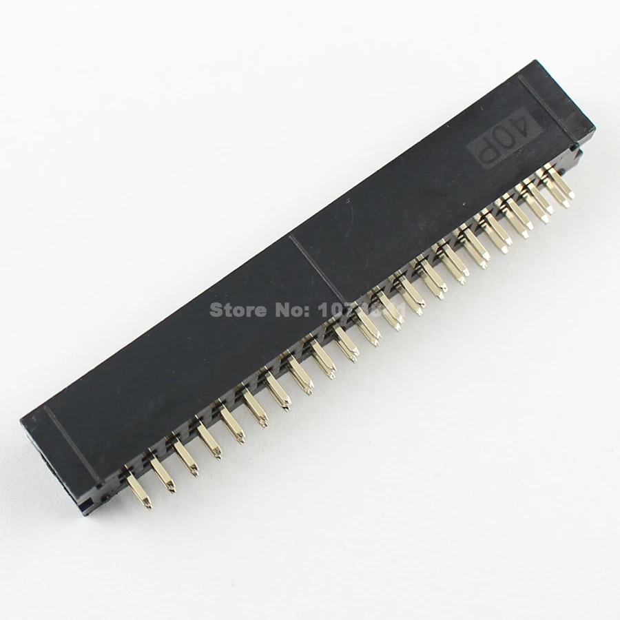 50 шт. 2 54 мм 2x20 Pin 40 булавки прямой мужской окутанный PCB Заголовка коробки разъем IDC|4
