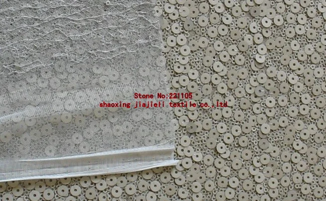 Бесплатная доставка 3 мм + 7 100% полиэстер Марля блесток с вышитыми блестками