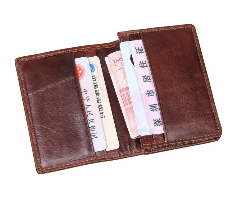 Держатель для кредитных карт из натуральной кожи высокое качество натуральная