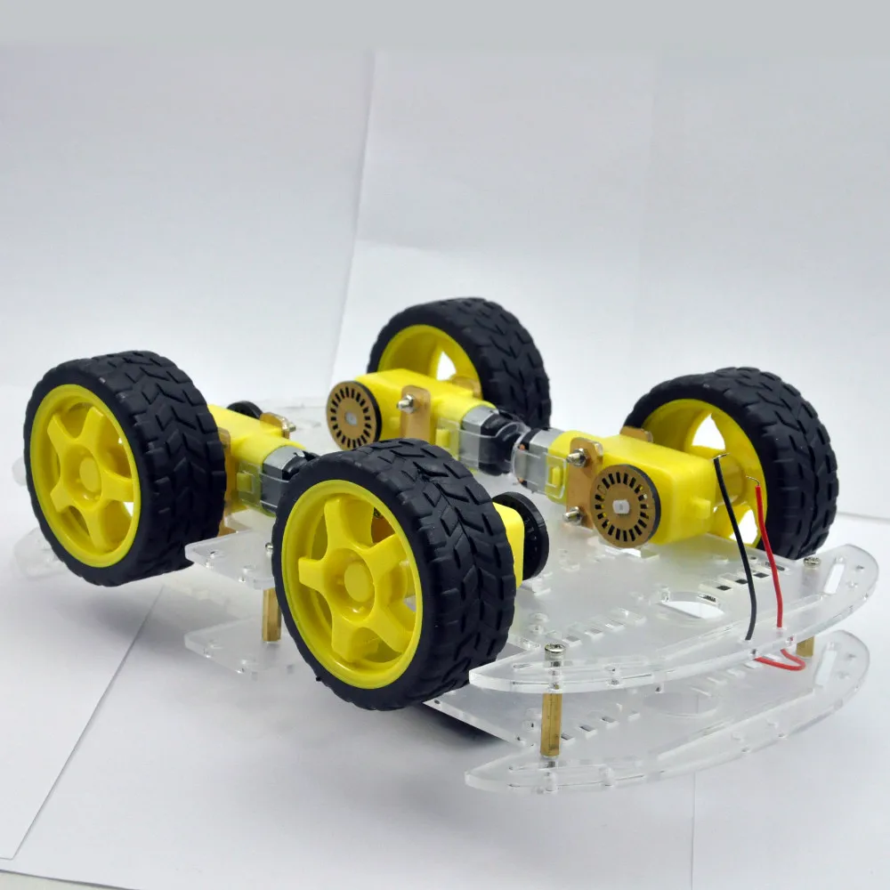 4WD умный робот шасси автомобиля наборы избегание слежения двигатель Робот