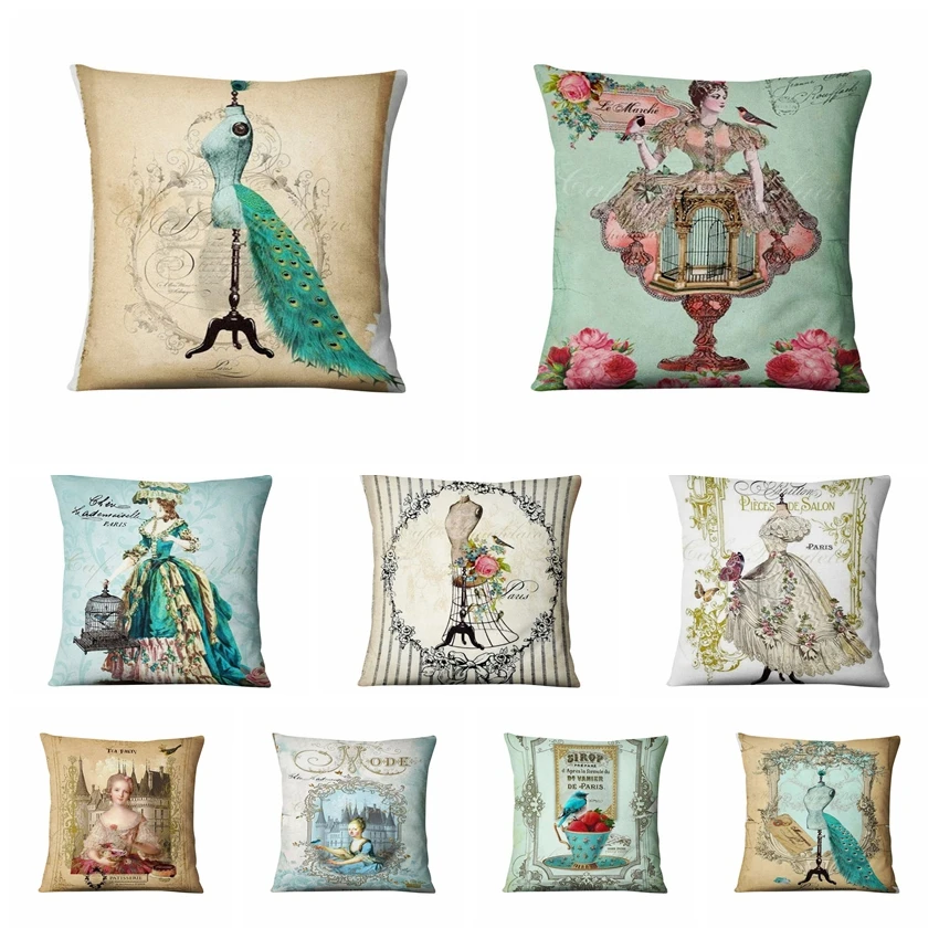 Бархатные декоративные подушки для дивана Супермягкие бархатные в стиле барокко