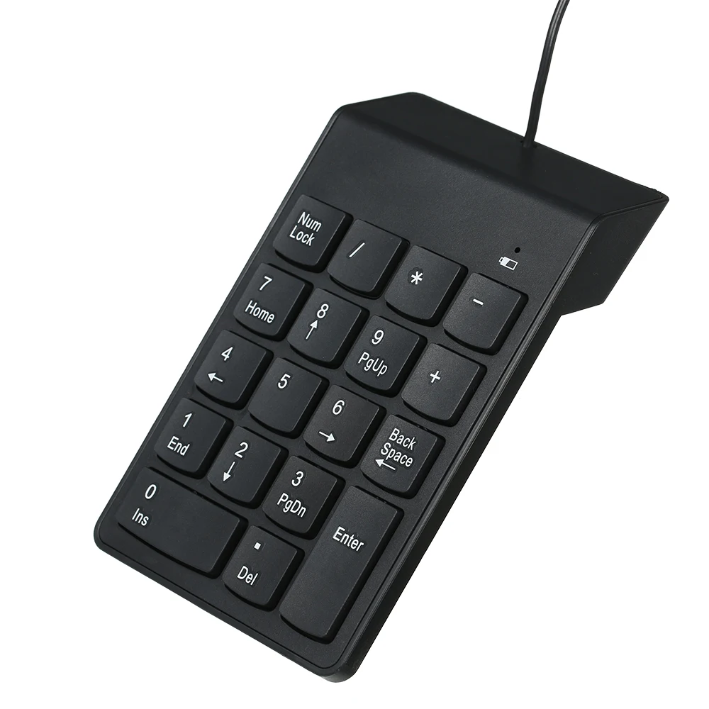 Легкая Офисная Клавиатура USB18 Keys беспроводная с низким уровнем шума мини