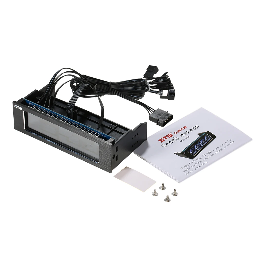 STW-5043 5 25 &quotЖК-контроллер скорости вентилятора Стандартный привод охлаждающий