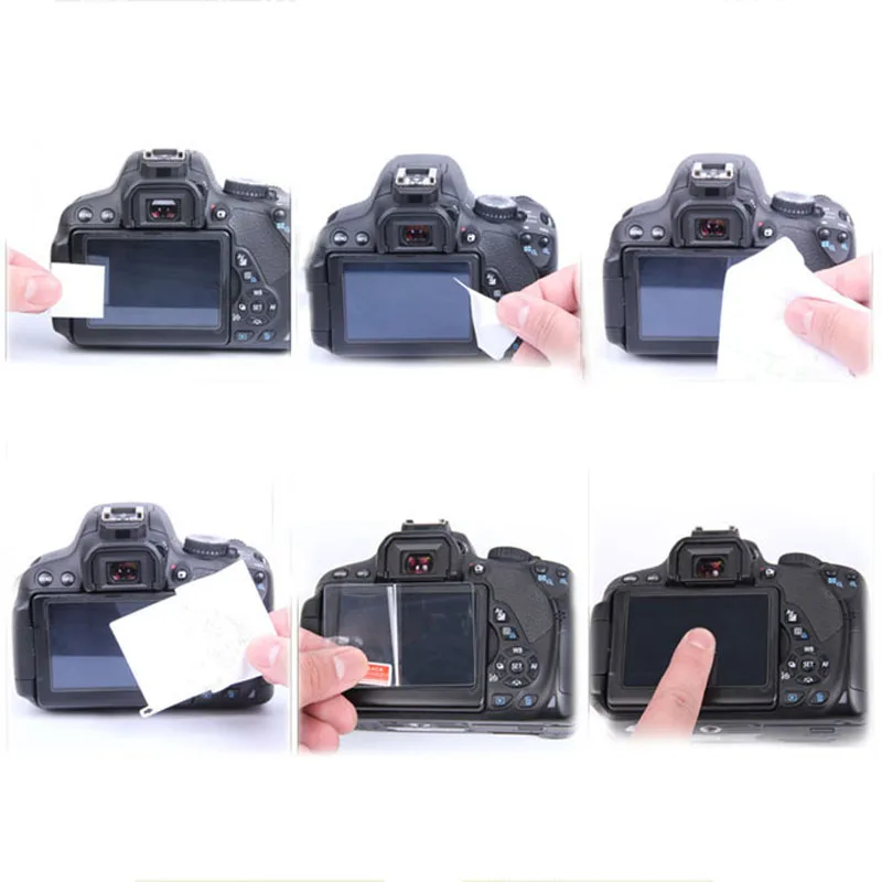 2 шт. защитная пленка для камеры Canon 1DX MARK II 5D 6D 50D 60D 70D 77D 80D 200D Rebel T5 1200D Kiss X70|Защита