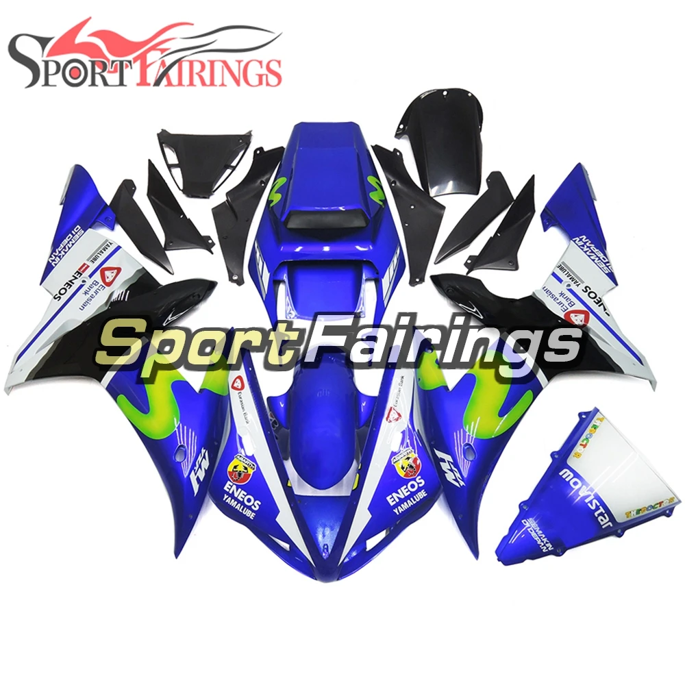 Полный обтекатель для Yamaha YZF1000 R1 02 03 YZF 2002 2003 комплект обтекателей из АБС пластика